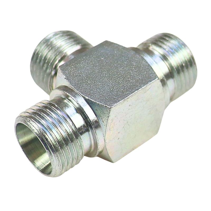 Connector - Hydraulic Coupling - M18/18/18 Short Tee