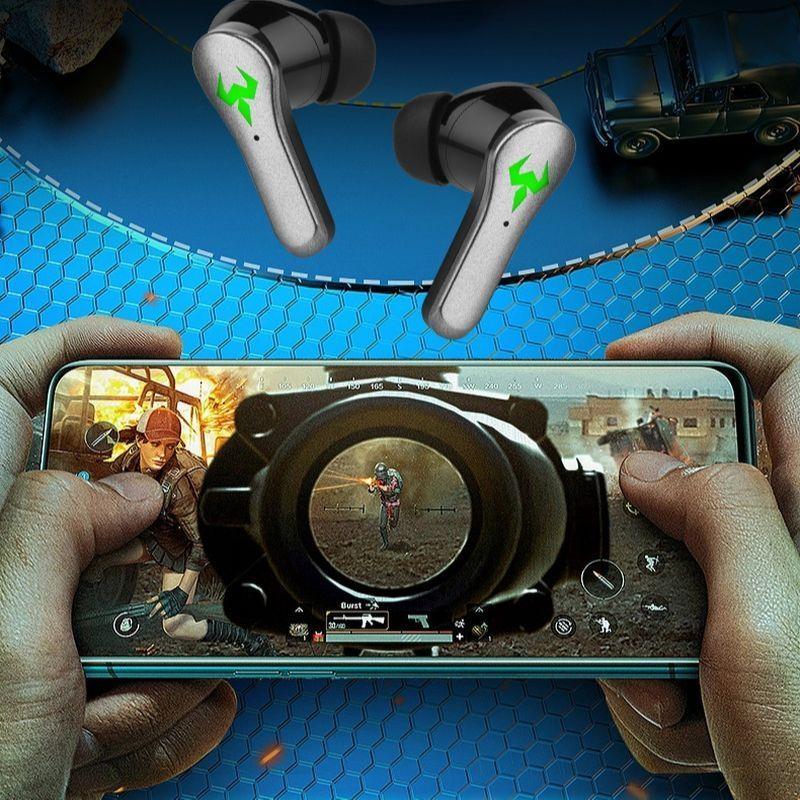 TWS Gaming Headsets Wireless Earphones 9D Stereo Surround Sound Quality Bluetooth-compatible 5.2 Music Headphones With Micrphone