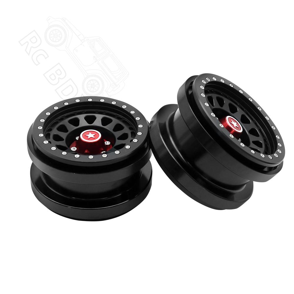 Rc jeep CNC Aluminum 2.9" Beadlock Wheel Hub Rim for 1/6 RC Crawler Car Axial SCX6 Jeep JLU Wrangler