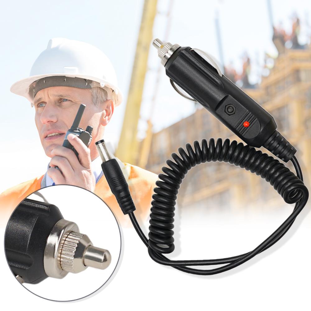 Dc 12v Car Charger Cable For Dual Band Radio Uv-5r 5ra 5re Uv-82 Uv9r Plus Tyt Th-f8 Walkie Talkie  Charge Base Cord