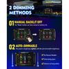 4/6 Gangs LED On-Off Control Switch Panel RGB Backlight Universal Power System Slim Electronic Relay System Automatic Dimming
