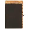 Bathroom Wall Mounted Cabinet In Natural Finish 38 X 33 X 48 Cm Solid Mango Wood