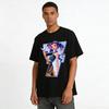 Trendy Chinese Style Mischievous Girl Print T-Shirt Loose Casual Cool Streetwear For Men And Women Pure cotton T-shirt