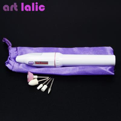 5 Bits/Set Professional Electric Drills Manicure Nail Art File Drill Nail Salon Manicure Pen Tool
