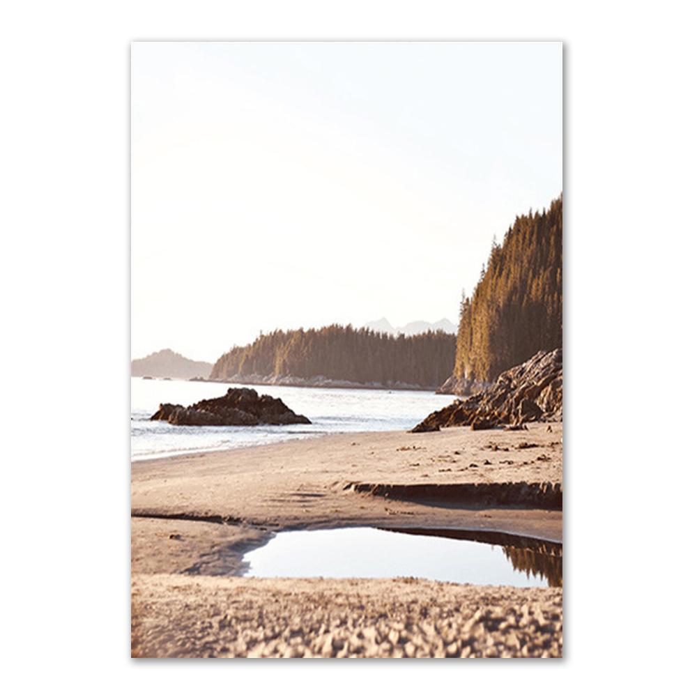 Reed Landscape Dandelion Elk Canvas Poster Nordic Style Wall Art Print Canvas Painting for Living Room Bedroom Pictures Decor