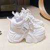 Summer Height-enhancing Shoes for Women with Thick Soles, Small-sized High-heeled Dad Shoes, Versatile Sports Casual Shoes