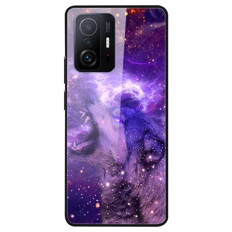 Tempered Glass Case For Xiaomi 11T Cover 6.67 Cool Bumper Hard glass Case For Xiaomi 11T Pro Case Mi 11T Pro Mi11T Capa Shells