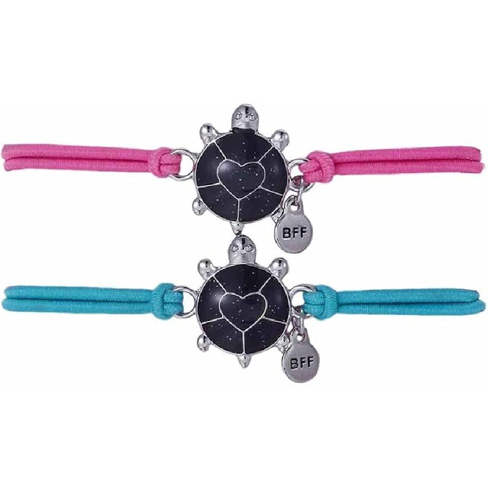 Пинъюнчан Милый Мультяшный Животный Браслет Сменяющий Цвет для Женщин Динозавр Лягушка Дракон Черепаха Температурный Браслет Настроения с Карточкой Turtle