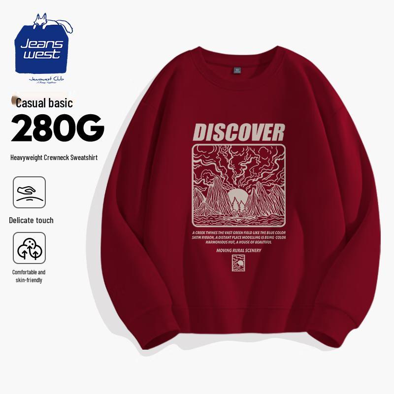 Jeanswest Club Men s Lightweight Crew Neck Sweatshirt L