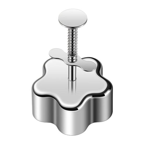 Edelstahl Onigiri Form Sushi Reisball Maker Rund Stern Blume Form Bento Reispresse Lebensmittelecht Küchenwerkzeug für Kuchen Frikadellen Salate