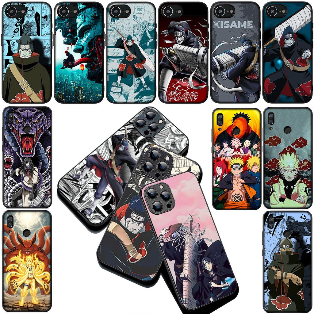 KISAME Akatsuki Narutos Anime Silicone Cover for Apple iPhone 17 12 13 Pro Max Mini ProMax 7 + 8 Plus Air 8+ Coque Phone Case