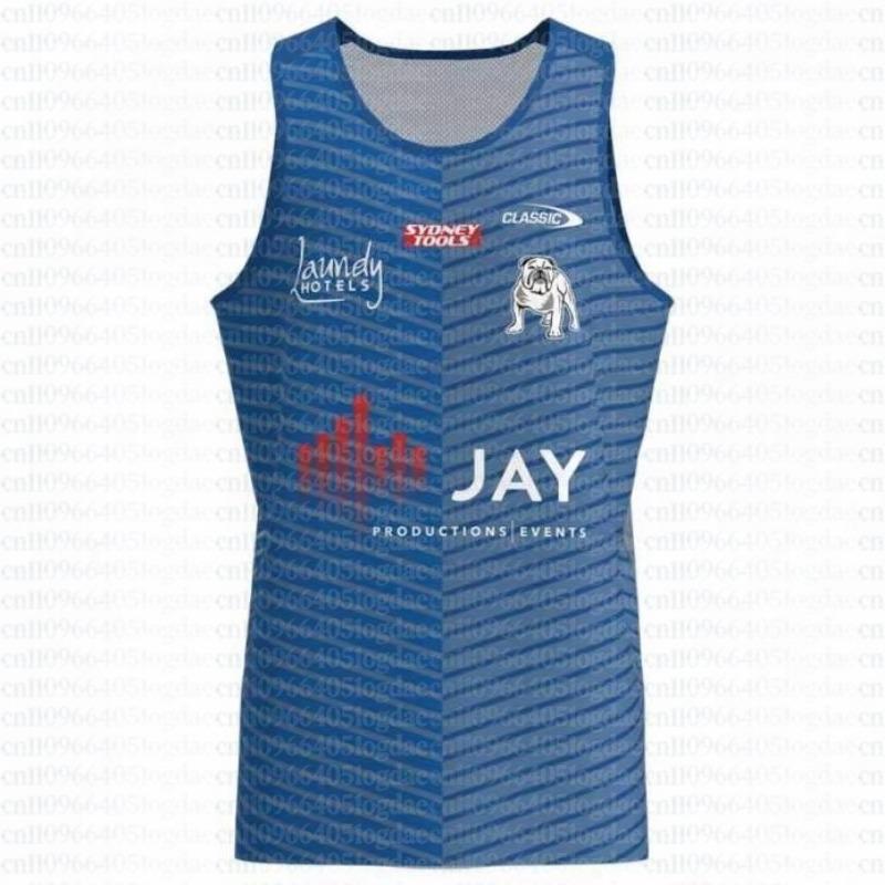Il Gilet da Allenamento da Rugby Canterbury-Bankstown Bulldogs Estivo 2026 È Un Gilet Sportivo Traspirante Sia per Uomini che per Donne