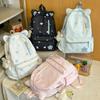 Star Love Heart Dot Bag Ears Mochila Korean Style Mochilas Mujer Large Capaci Backpack Student Bolsas Feminina Bags for Woman