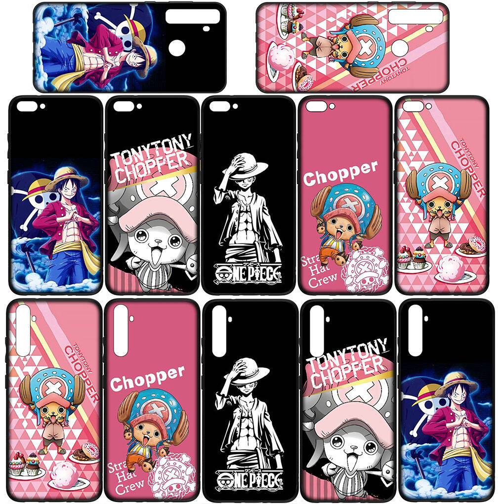 Phone Case for iPhone 17 15 16 Plus Redmi Note 14 12 11 13 Pro Max Huawei P30 P20 Lite OPPO A60 A40 A80 A18 Comics Luffy One Piece Tony Chopper Cover