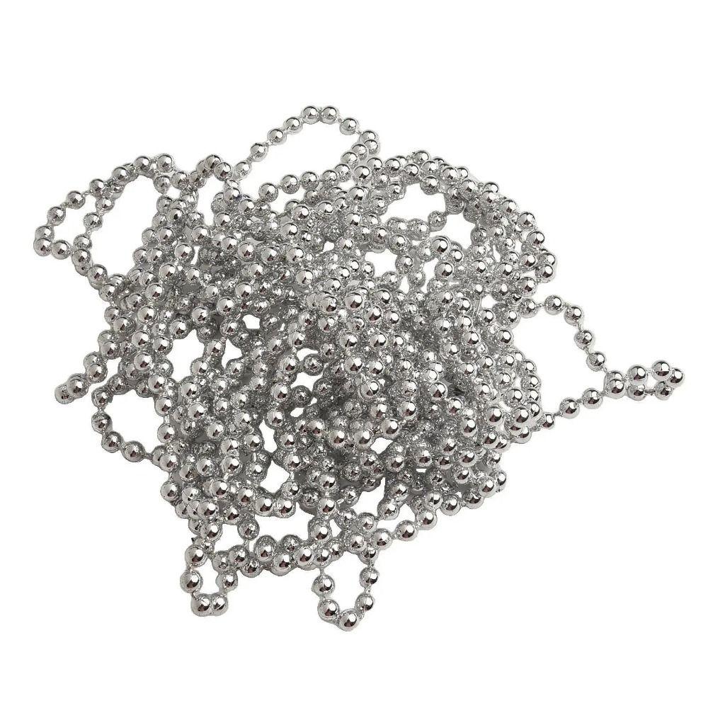 Creative Colored Bead Chain DIY 5/10M Christmas Tree Pearl String Craft Decorative Christmas Decoration Christmas Accessories