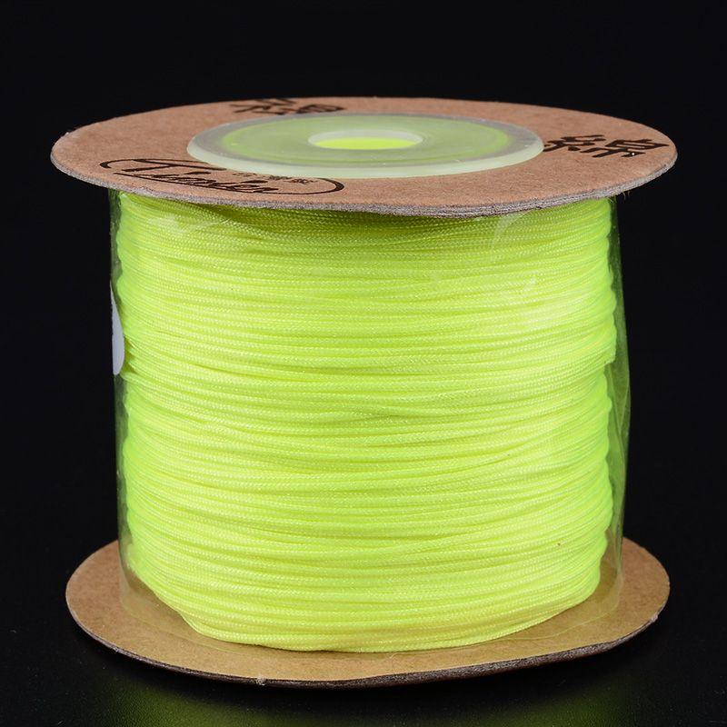 

Тайваньский хлопок №. 72 Нефритовая нить 0,8 мм Классная ювелирная нить Ремешок для переноски Плетеная леска Браслет Бижутерная проволока No. 72 Fluorescent Green 506