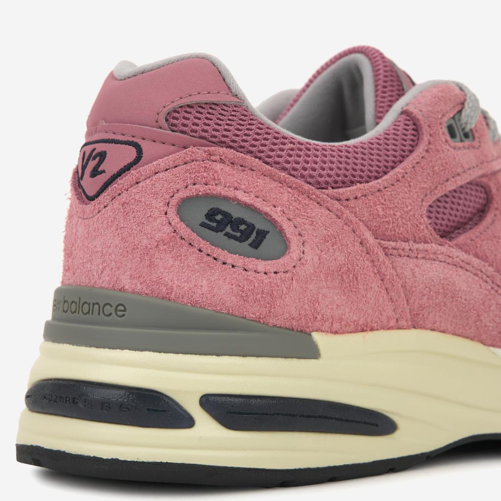 New Balance 991v2 Made in England Albicocca Brandy Sneakers Unisex Rosa Accademia Navale Argento U991PK2