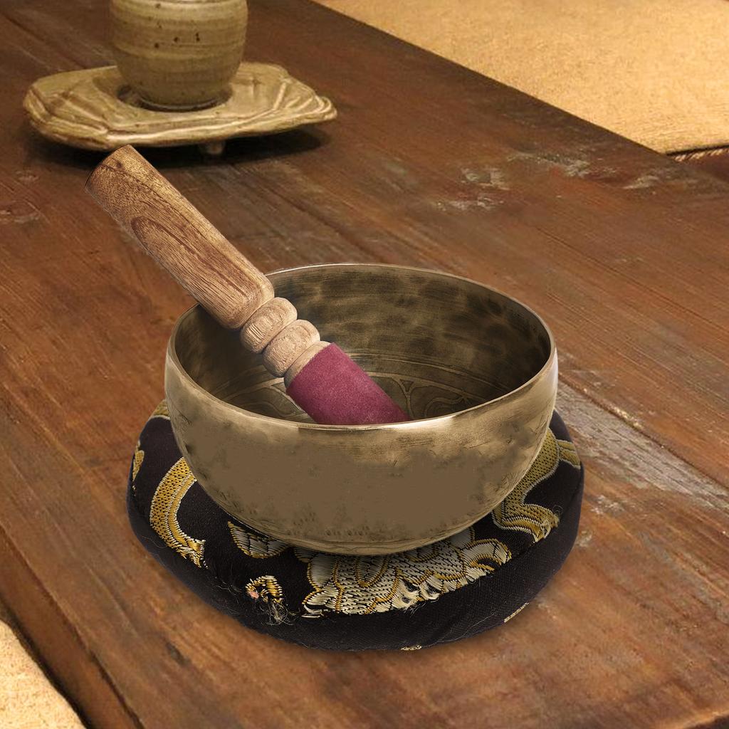 Buddha Sound Bowl Pad Made of Safe Materials Long-Lasting Use Portable Size Perfect Decorative Singing Bowl Pillow for Home Or