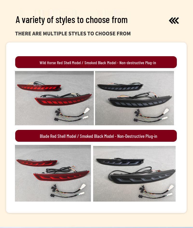 Retrofit LED Sequential Turn & Brake Lights for 2020-2025 Mazda 3 Axela Rear Bumper