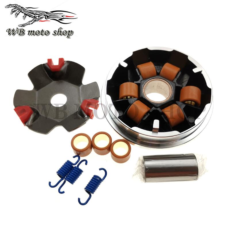 High Performance KOSO Variator Kit with Roller Weights Drive Pulley for GY6 50cc 139QMB 139QMA Dio 50 ZX AF28 Scooter Moped ATV