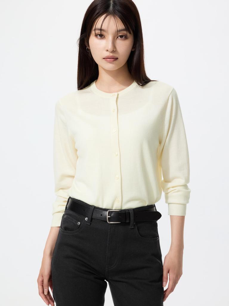 Uniqlo Merino Crew Neck Cardigan