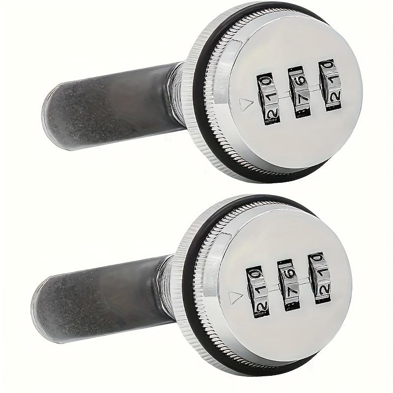 1pc Zinc Alloy 3-digit Combination Lock- Mechanical Lock, Suitable for Cabinets, File Drawers, Storage Boxes, Mailboxes