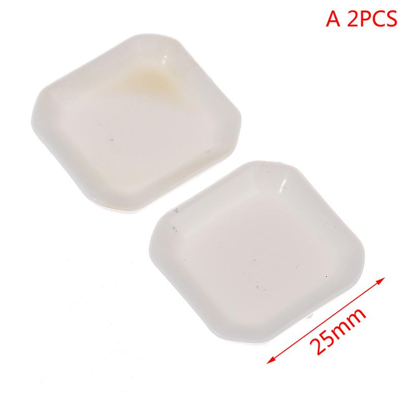 2/4Pcs 1:12 Dollhouse Miniature Ceramic Plate Dessert Lace Dish Tableware Kitchen Accessories Decor Kids Pretend Play Toy