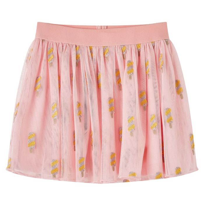 Skirt with Tulle for Children Light Pink 92/104/116/128/140