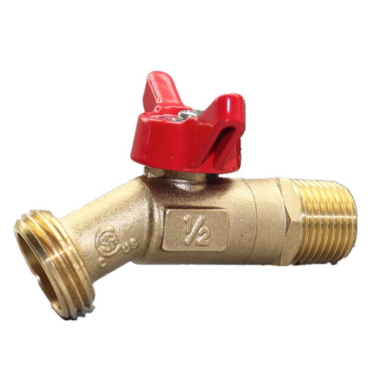 

IBC Tote Adapter 2 Coarse Threads To 1/2 , Lead-Free Brass Hose Faucet Valve for Garden Connector American Made NPT NPS