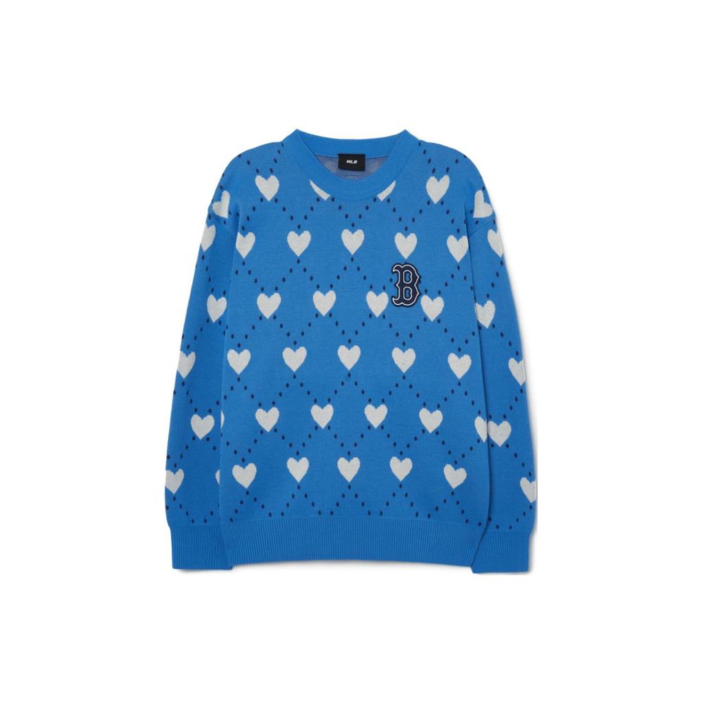 New MLB Common Sweaters Unisex Blue 3AKPH0131-43BLS