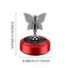 Solar Car Air Freshener Angel Rotating Diffuser Dashboard Perfume Ornament Plant Extract Fragrance Auto Decor