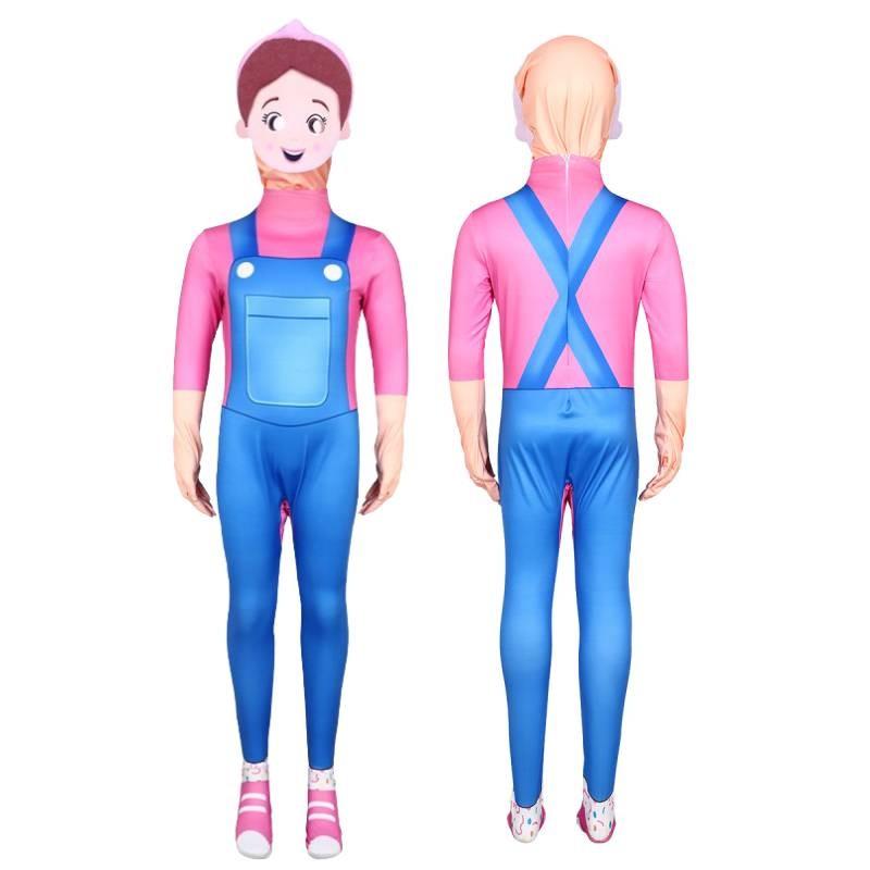 Cosplay Character Costume Jumpsuits Halloween Stage Gift Performance