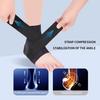 1Pcs Ultra-Thin Ankle Braces Built-In Silicone Resin Anti-Slip Points High-Elasticity Shock Absorption Sports Protection Unisex