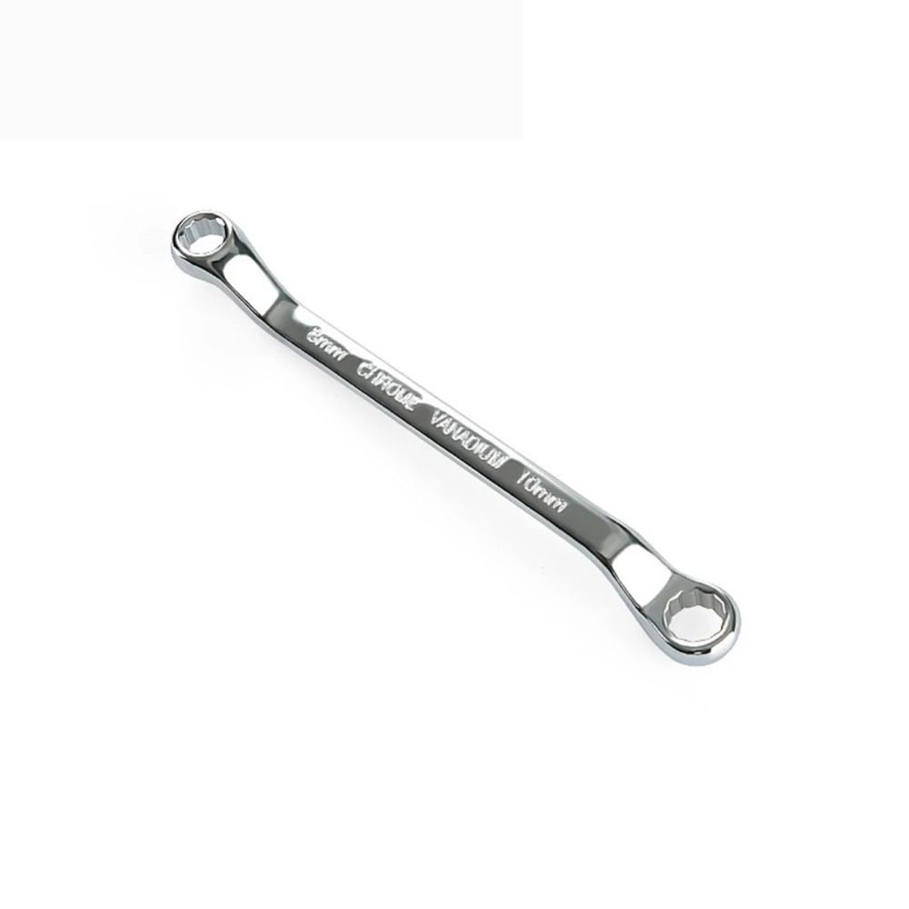 45-Degree Offset Ring Spanner Metric Box Wrench Double Box End Wrench  Fastening Repairing Tools