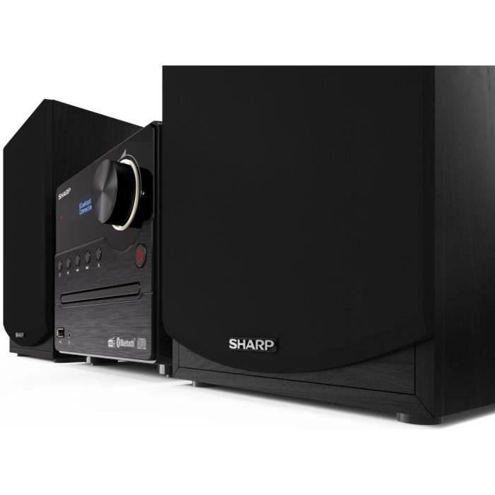 Chaîne Hi-Fi SHARP XL-B517D - 45W - FM, DAB+ - Bluetooth - Noir