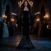 Costume da Strega Gotica in Velluto per Cosplay e Giochi di Ruolo di Halloween