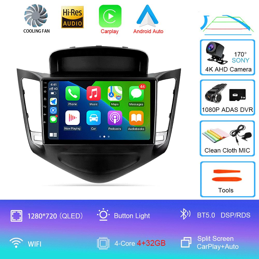 Android 14 Car Radio For Chevrolet Cruze J300 2008 - 2014 Multimedia Video Player Navigation stereo GPS No 2din 2 din dvd