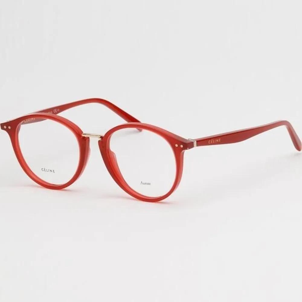 [Celine] Eyeglass Frame CL41406 SQ1 Round Horn-rimmed Red