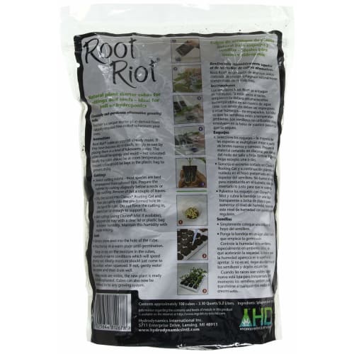 Root Riot Plugs, 100 Cubes