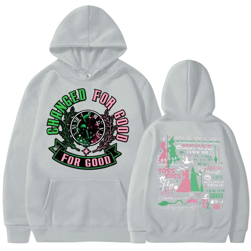 Women's Fashionable Casual Hooded Long Sleeved Printed Sweatshirt