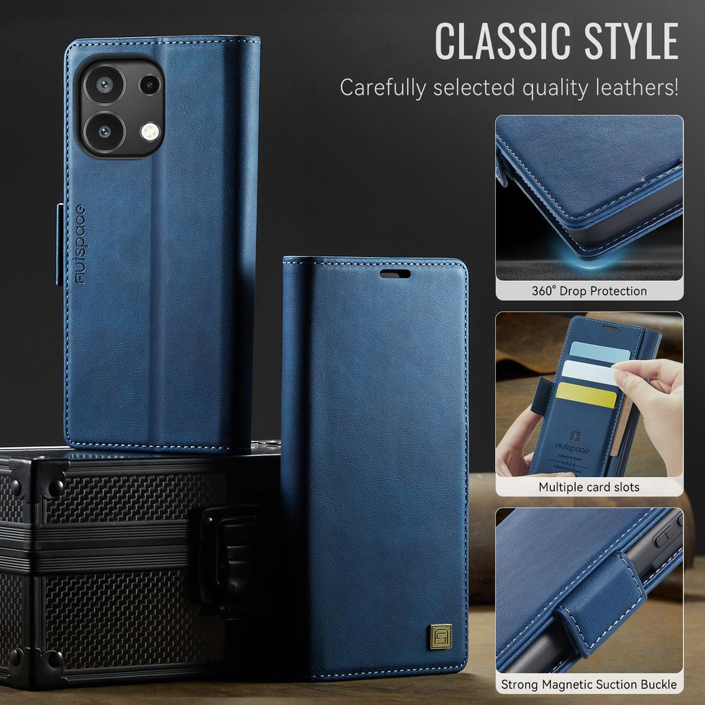 Etui Portfel ze Stojakiem na iPhone 16 Pro Max z Paskiem na Nadgarstek