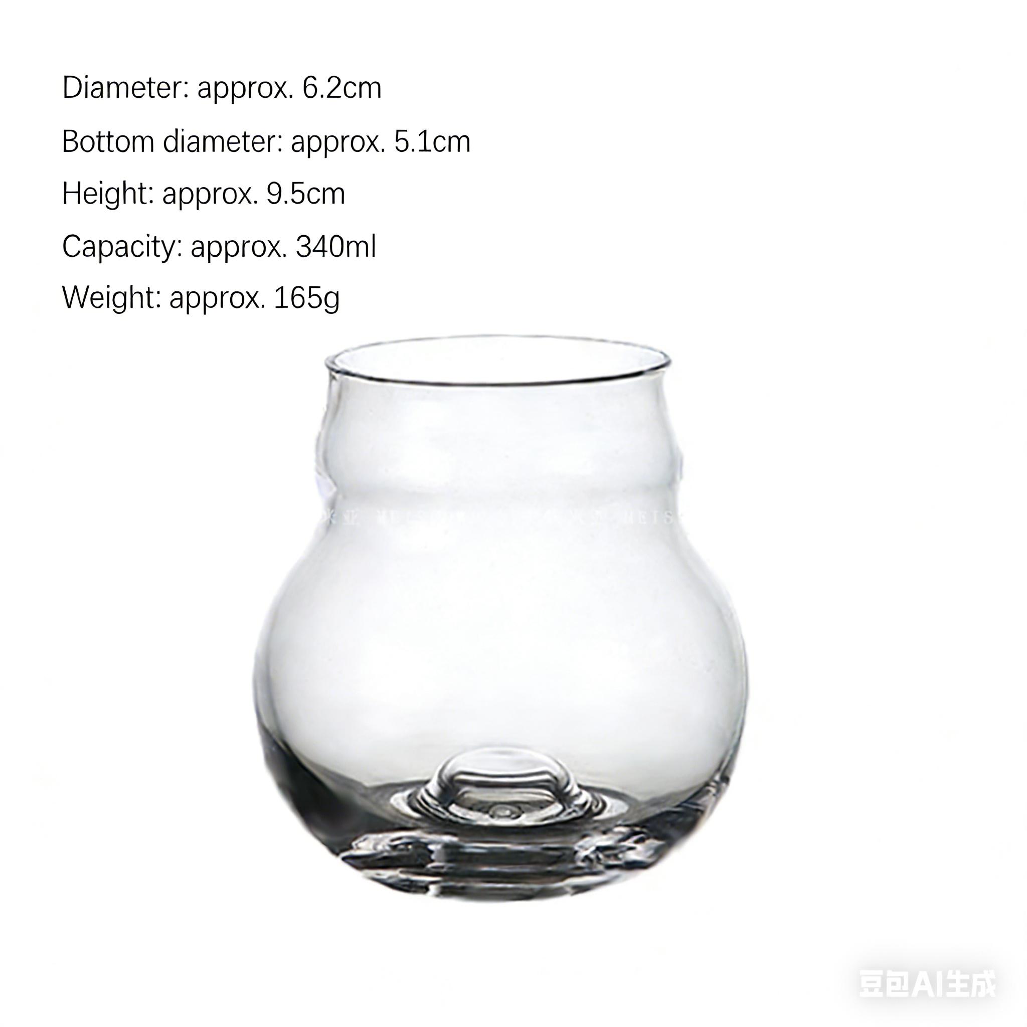 

Creative Bulb Shape Glass Cup High Appearance Level Atmosphere Cocktail Coffee Sparkling Water Cup 301-400ml