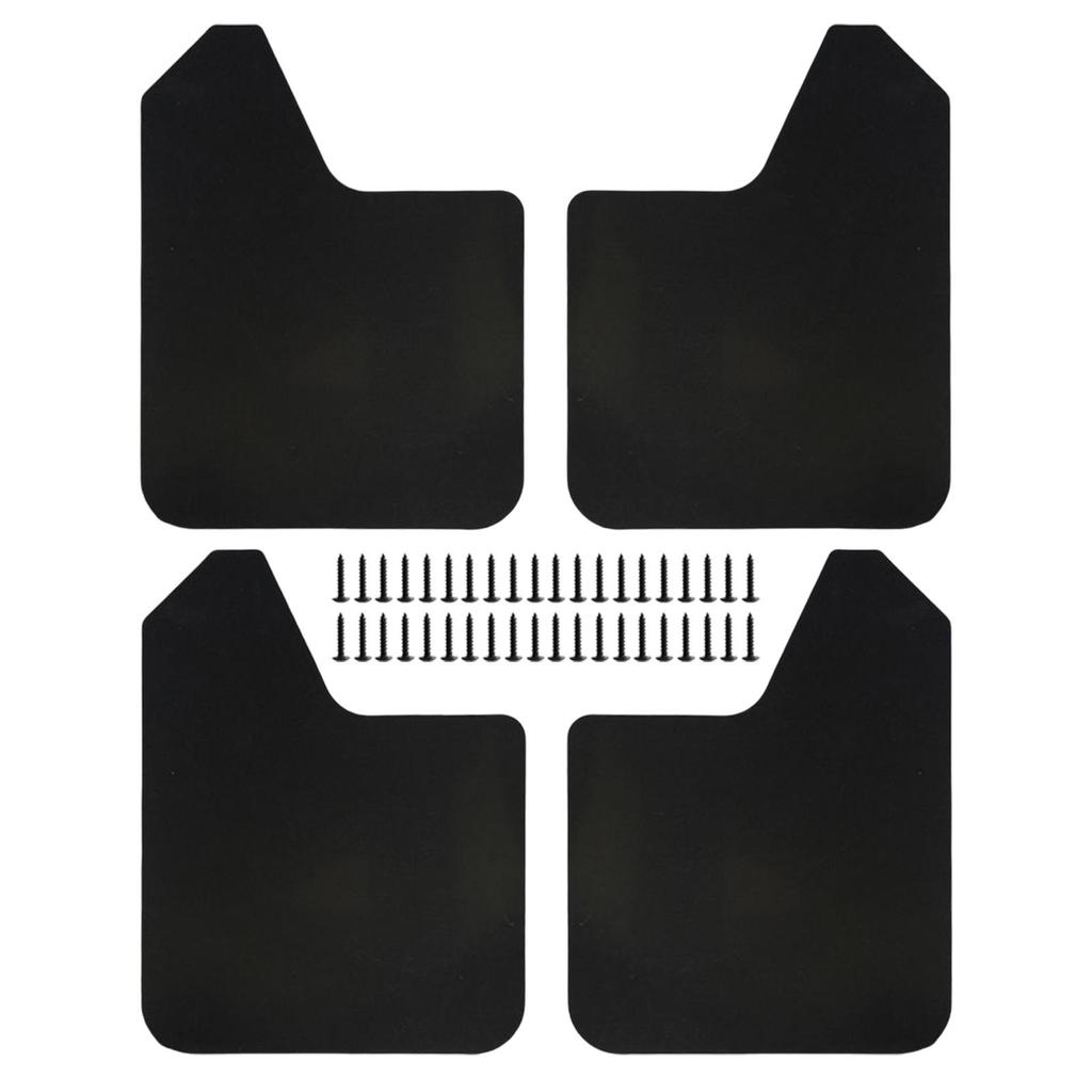 4 Stück Schmutzfänger, schwarz, universelle Außenteile vorne und hinten, Autozubehör, Schmutzfänger, Kotflügel für SUV, LKW