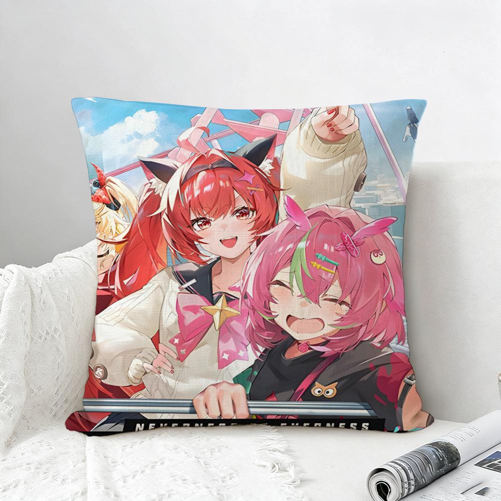 Game Neverness to Everness Cushion Cover Natural Linen Pillowcase Set AllinOne Decor for Sofa Bedroom Chair