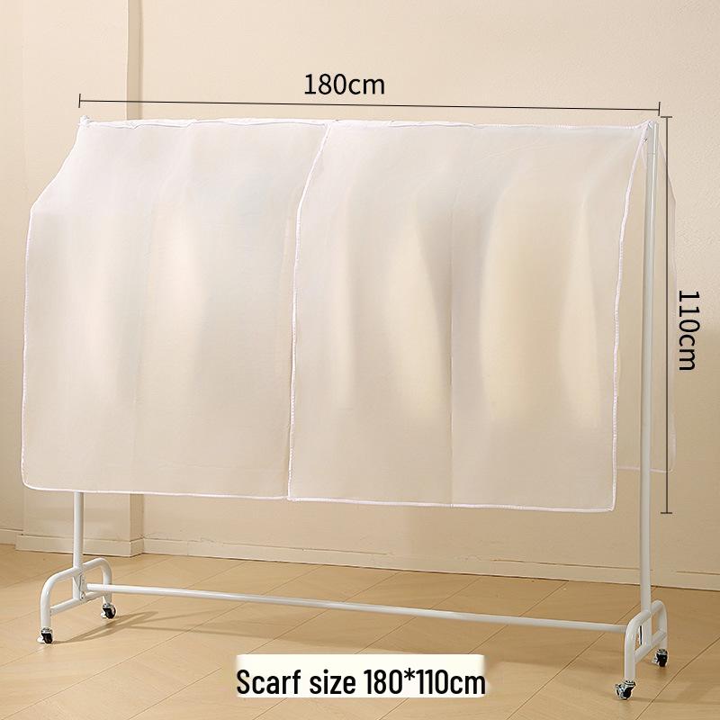 Thick Translucent Dustproof Garment Cover for Wardrobe Storage