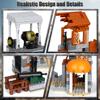 Non-Toxic New Military Base Fortification Building Blocks Set Military Accessories Ww2 Army Supplies Guns Buiding Models Toys For Kids