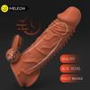 Realistic Penis Extension Cock Sleeve Reusable Silicone Penis Enlarger Delay Condoms For Men Dildo Enhancer Sex Toys