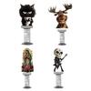 Head Nodding Cats Acrylic Car Decors Interactive Dashboard Toy Long Service Color Retention Multiple Styles for Men Women