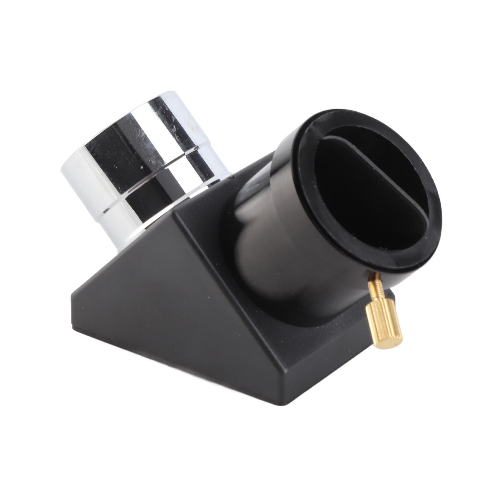 

Astronomical Telescope Eyepiece Prism 90 Degree Lens 1.25IN Diagonal Mirror Prism for Refractor Cassegrain Telescope