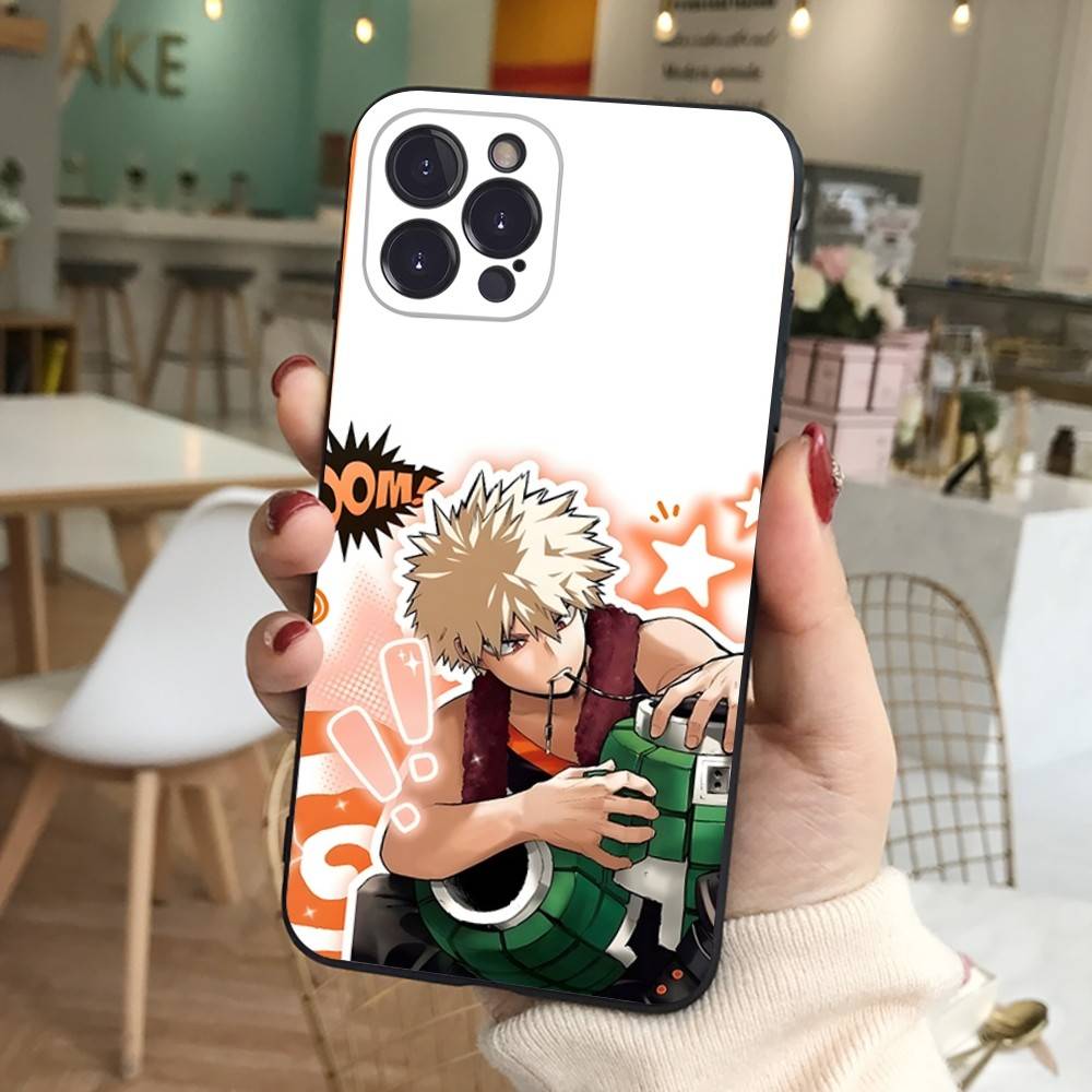 My Hero Academia Katsuki Bakugo My Hero Phone Case For IPhone 17 16 Pro Max 15 14 13 12 11 Mini Plus Phone Cover